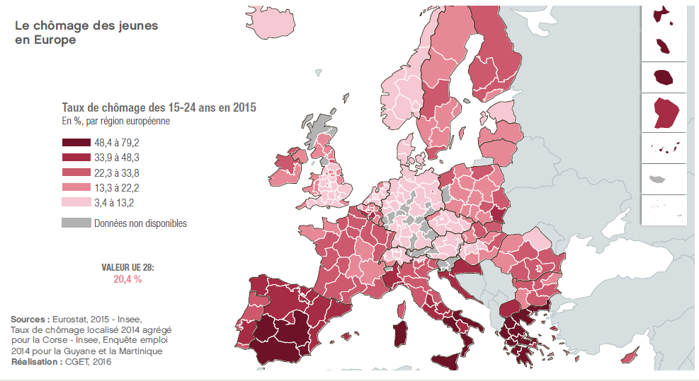 2016 - Rapport - Le chômage des jeunes en Europe