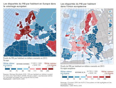 2016 - Rapport - Les disparités du PIB par habitant dans l'Union européenne et le voisinage